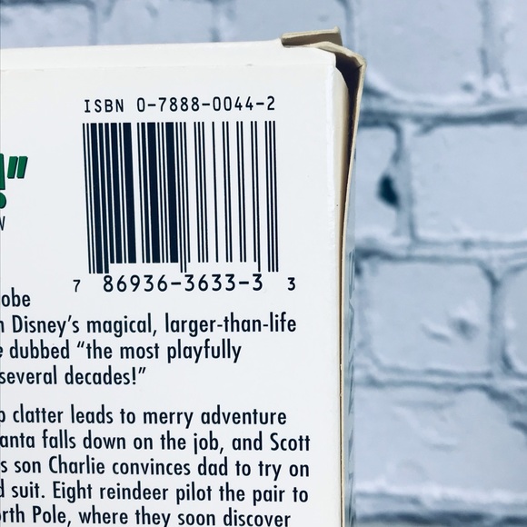 Disney The Santa Clause Vintage VHS Christmas Movie Starting Tim Allen - Picture 6 of 6